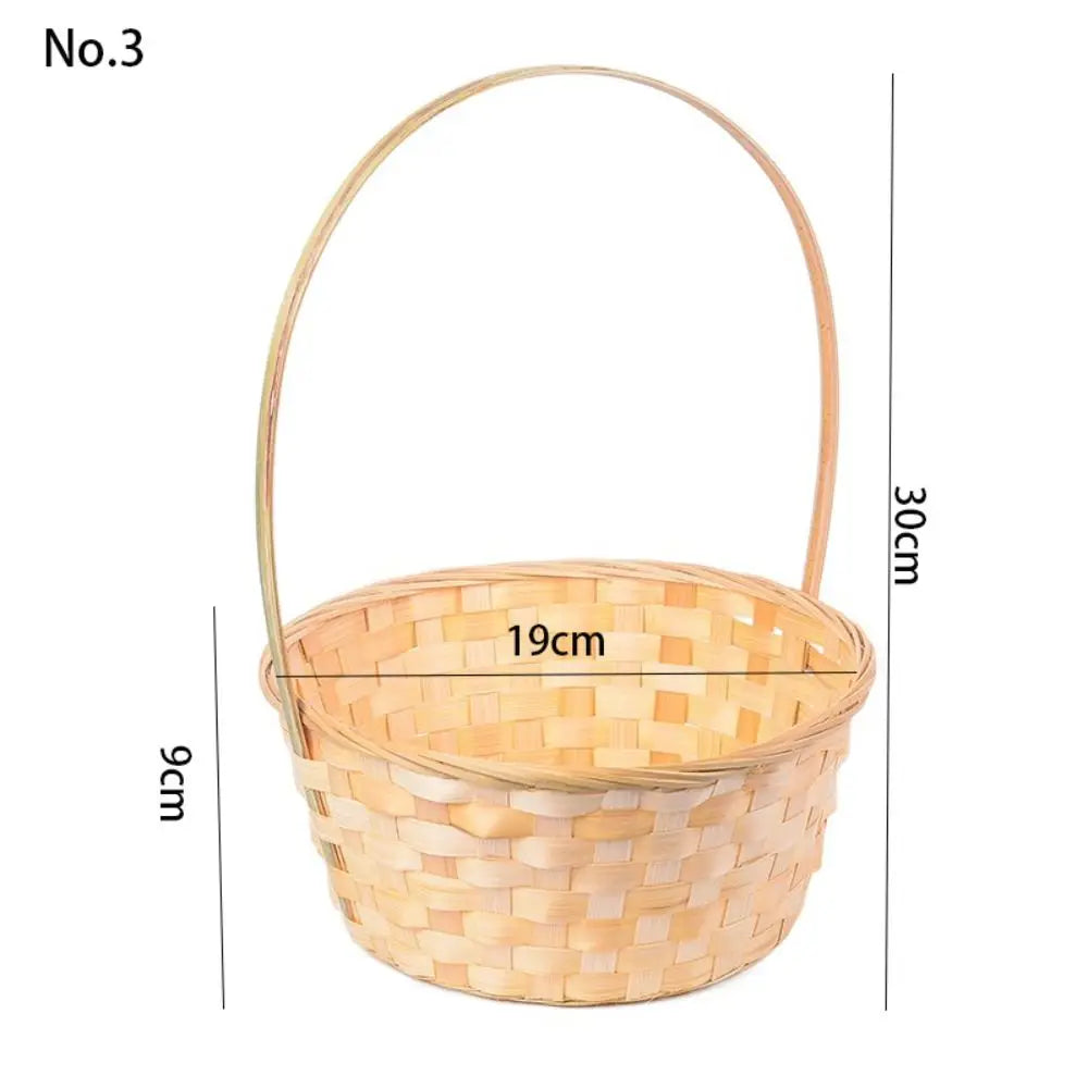 panier de rangement fait main en rotin multifonction pour cuisine ou fleurs - vue 11 sur 12