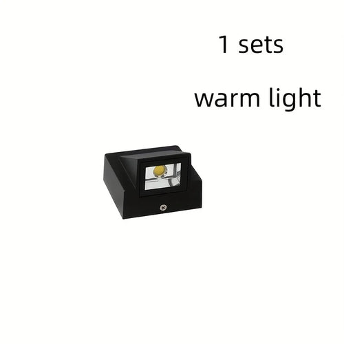LED Aluminum Waterproof Wall Lamp, Modern Outdoor Wall Washer, 5W Wall Mount Outdoor Security Lighting Fixture