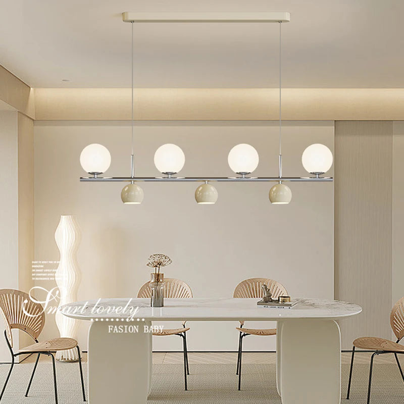 Suspension LED ronde lustre table - vue 4 sur 15