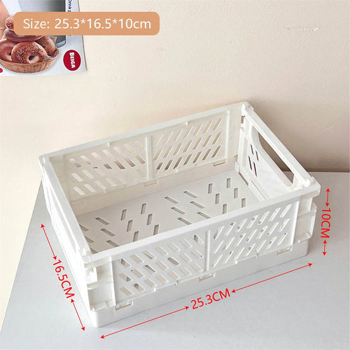panier pliable empilable pour rangement maquillage bijoux jouets - vue 14 sur 19