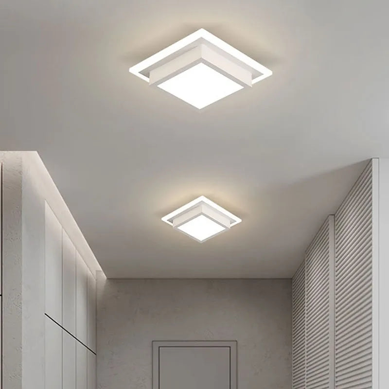 Plafonnier moderne à leds pour intérieur décoration maison - vue 5 sur 12