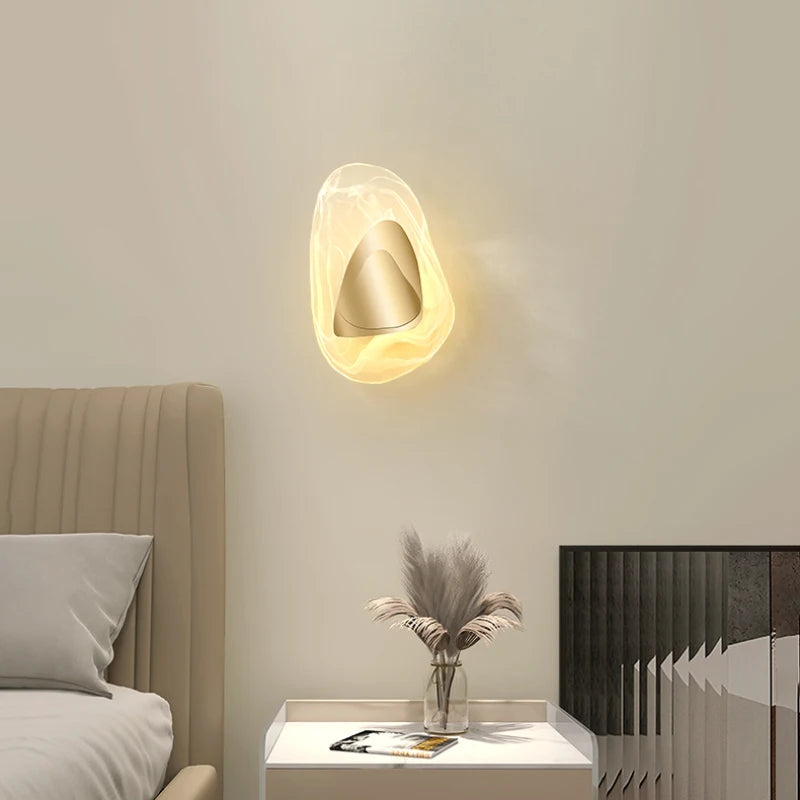 applique murale en verre transparent design moderne pour décoration intérieure - vue 2 sur 8