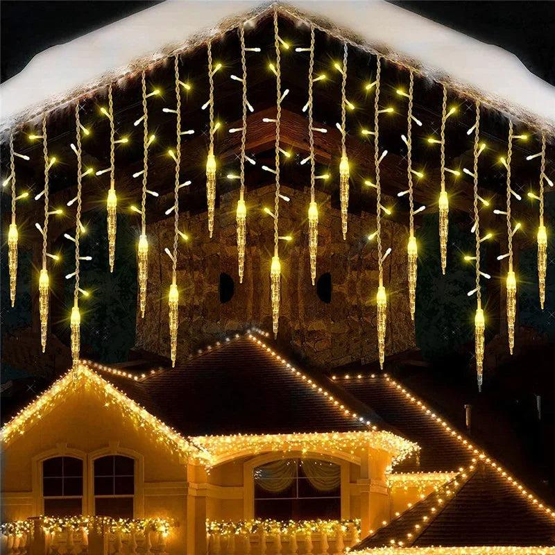 guirlande lumineuse à led pour décorations de noël 2024 - vue 3 sur 12