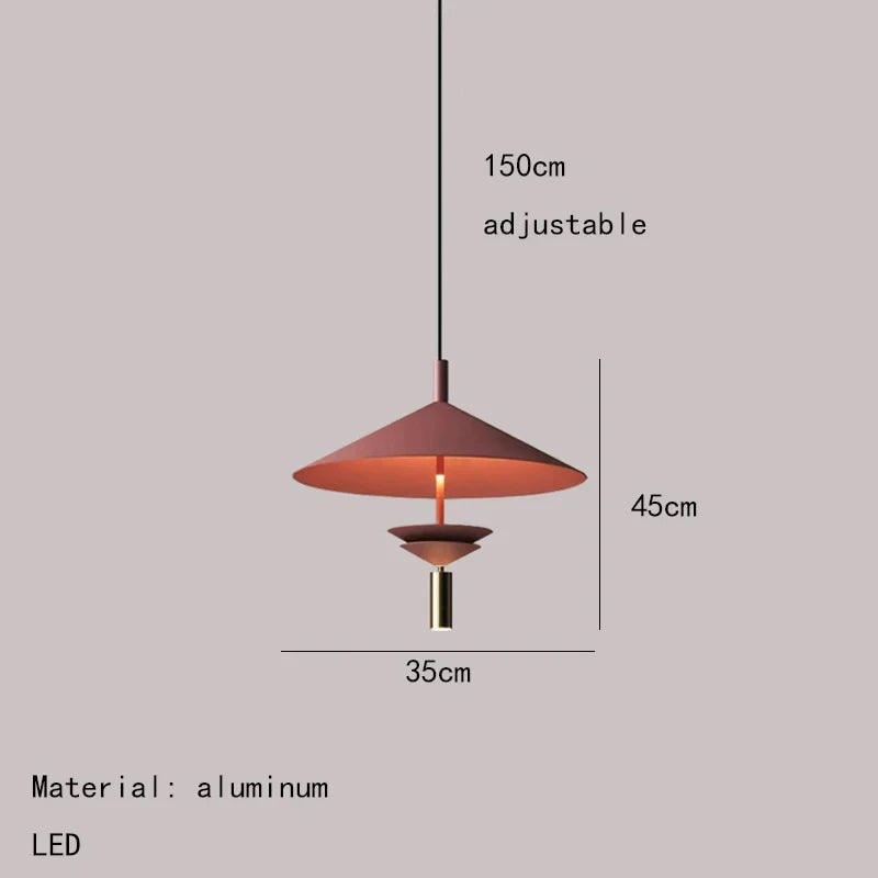 suspension en métal pour intérieur moderne avec lumière douce - vue 8 sur 14