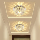 plafonnier en cristal à led pour décoration moderne