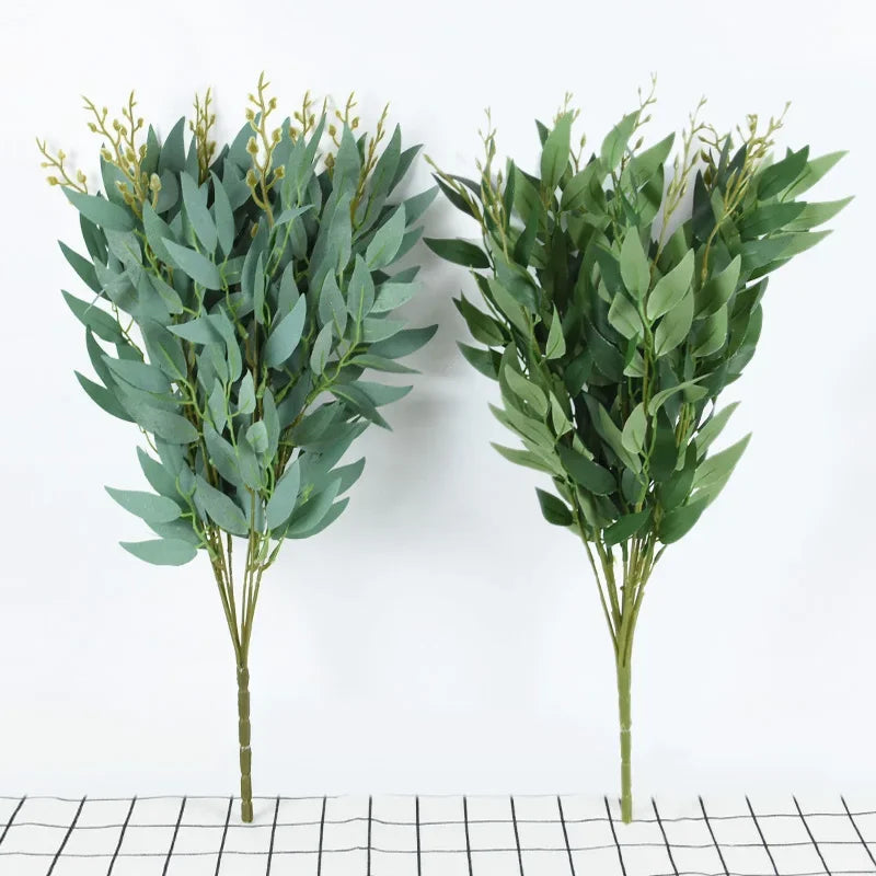 bouquet de saule artificiel pour décoration mariage et fête - vue 2 sur 9