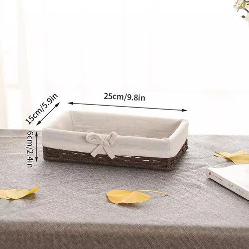 panier de rangement décoratif pour cosmétiques et fournitures - vue 17 sur 17