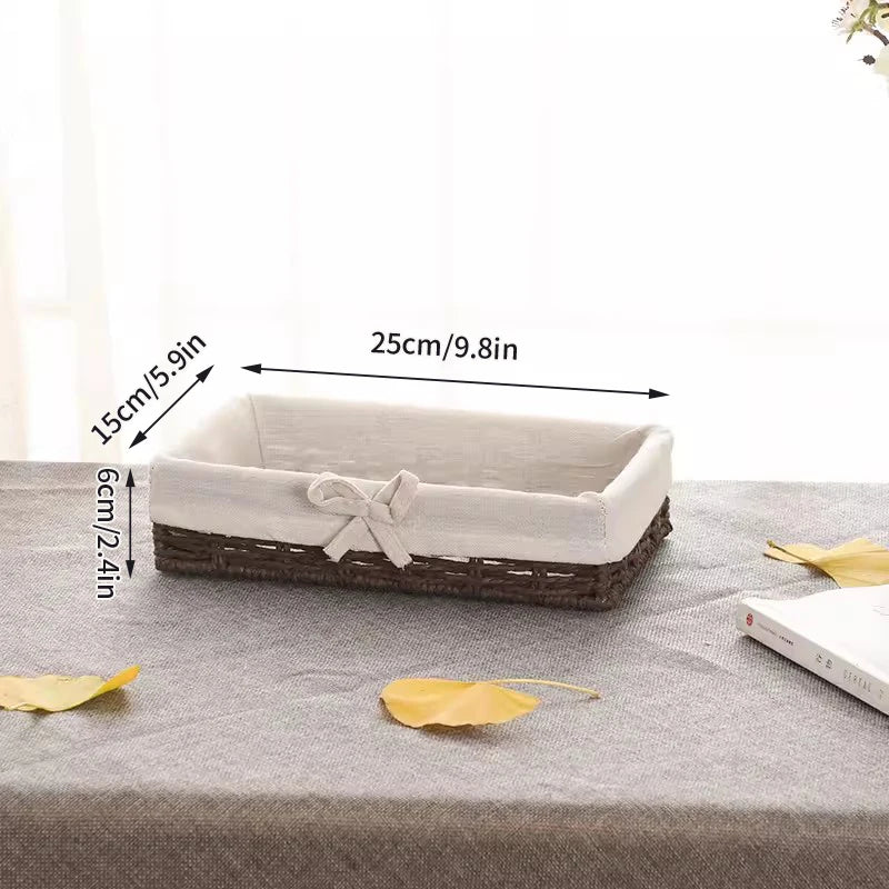 panier de rangement décoratif pour cosmétiques et fournitures - vue 16 sur 17