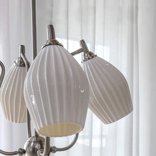 lustre bauhaus français en céramique pour intérieur élégant - vue 5 sur 12