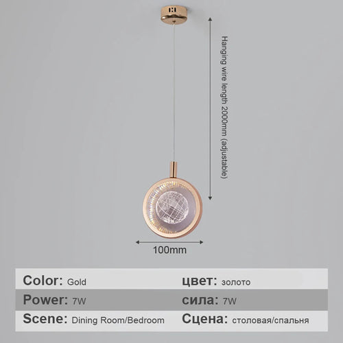 suspension en cristal de luxe pour décoration moderne intérieure - vue 10 sur 10
