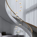 lustre moderne à led pour éclairage intérieur élégant