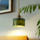 suspension en jade naturel style rétro français pour intérieur élégant