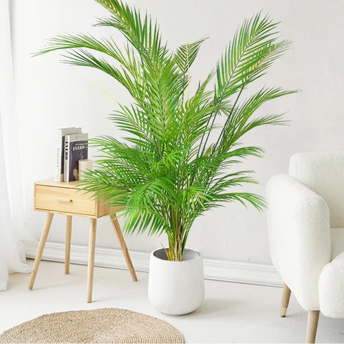 palmier artificiel monstera et fougère pour décoration intérieure extérieure - vue 2 sur 10