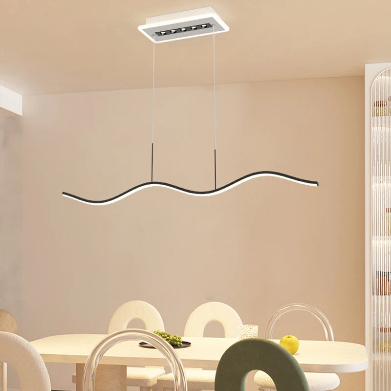 lampe suspendue décorative avec projecteur led pour divers usages - vue 5 sur 8