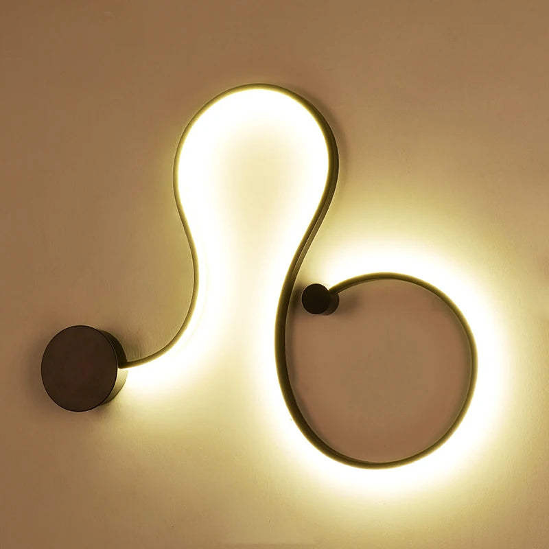 applique murale moderne en aluminium minimaliste design éclairage intérieur - vue 3 sur 14