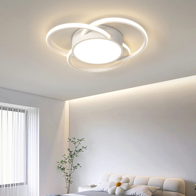 lustre moderne led pour décoration intérieure nordique élégante - vue 2 sur 21