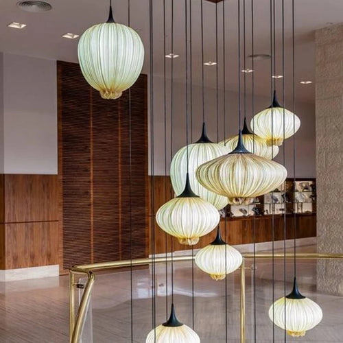 lampe suspendue lanterne chinoise classique décorative - vue 3 sur 9