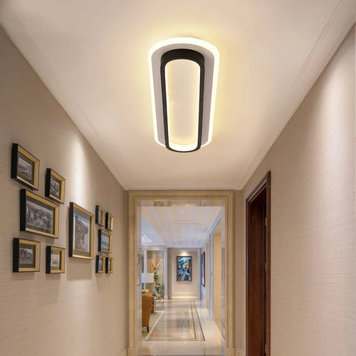 lustre nordique led simple moderne créatif balcon - vue 6 sur 24