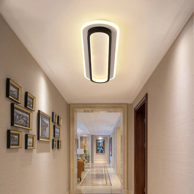 lustre nordique led simple moderne créatif balcon - vue 6 sur 24