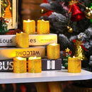 lot de 3 ou 12 bougies led pour anniversaires mariages et décorations intérieures
