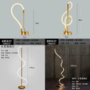 lampadaire led moderne design nordique créatif pour intérieur