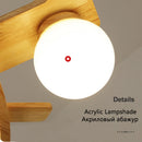 suspension en bois massif motif avion pour enfants