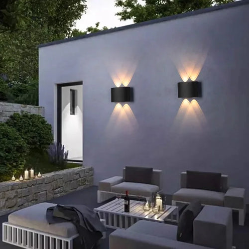 applique murale extérieure led étanche pour éclairage moderne - vue 3 sur 7