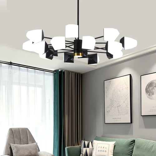 lustre moderne à LED pour un éclairage magique intérieur - vue 3 sur 11