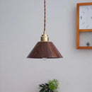 suspension led en bois moderne design nordique loft