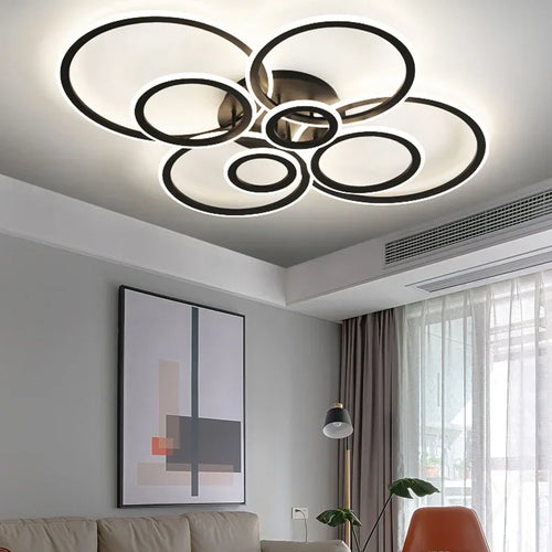 plafonnier led moderne avec gradation pour intérieur élégant - vue 4 sur 15