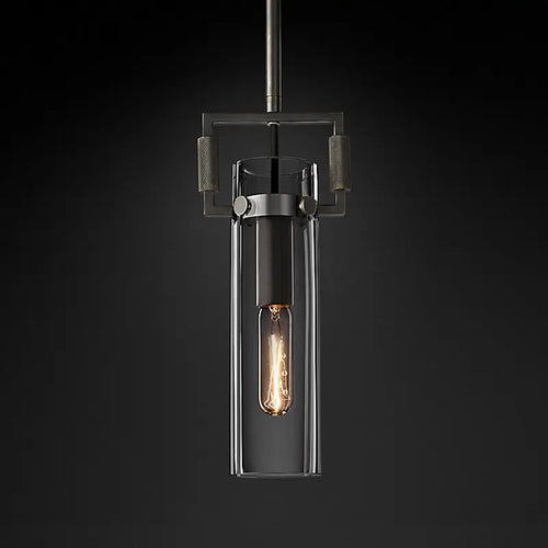 suspension industrielle en verre pour décoration intérieure - vue 2 sur 15