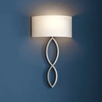 applique murale design en tissu éclairage moderne pour intérieur décoratif