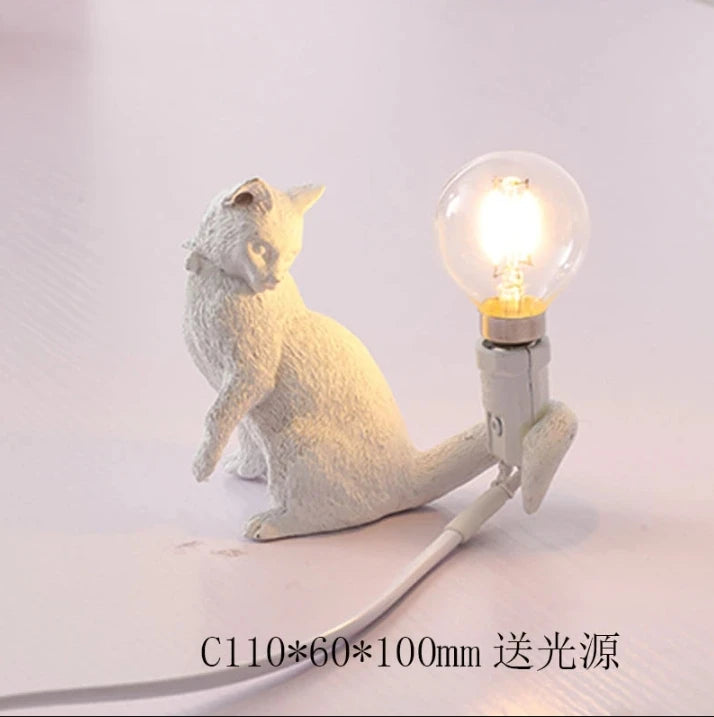 lampe de bureau décorative pour animaux en résine - vue 11 sur 14