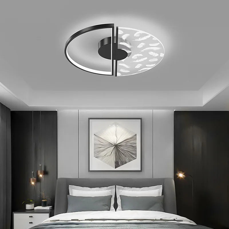 plafonnier led moderne pour décoration intérieure et éclairage élégant - vue 4 sur 10