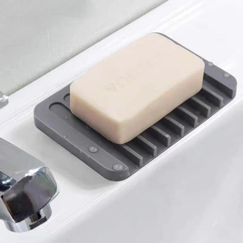 porte-savon en silicone auto-drainant pour garder savon sec - vue 8 sur 12