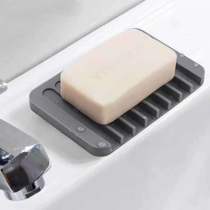 porte-savon en silicone auto-drainant pour garder savon sec - vue 8 sur 12