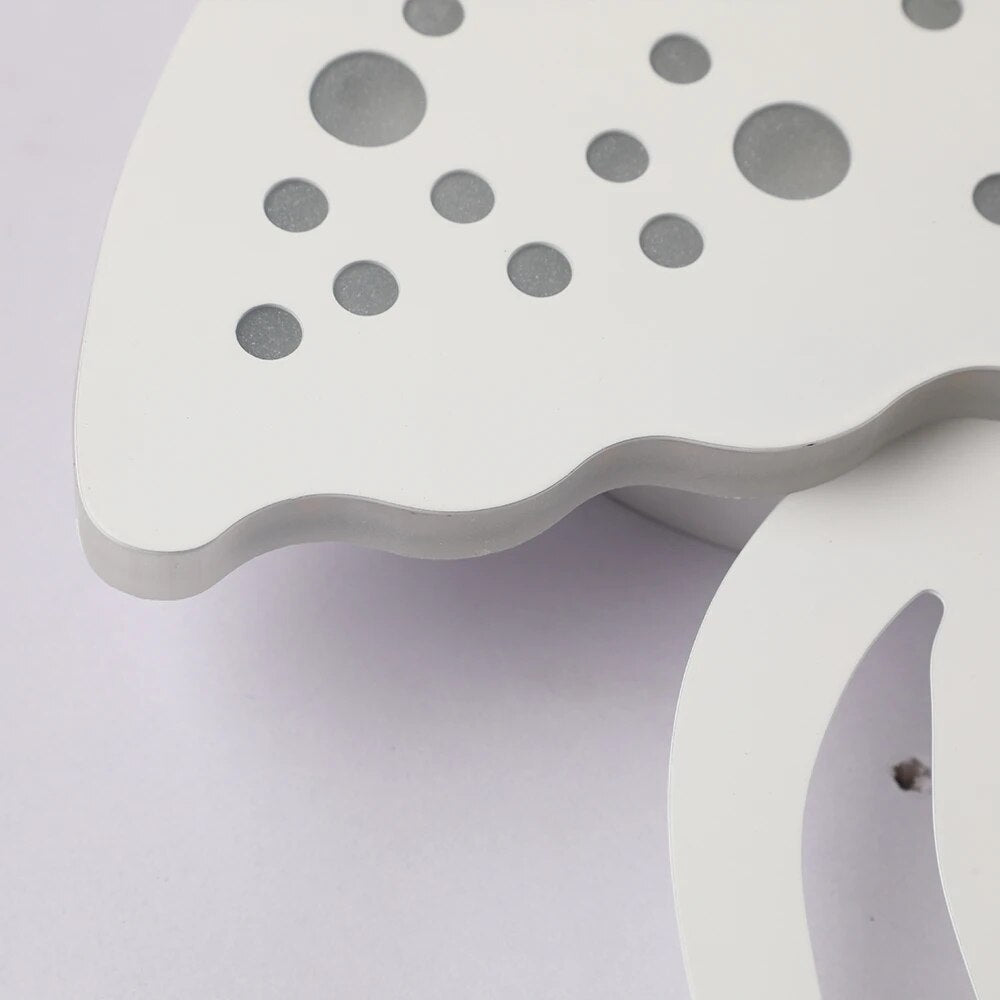 Applique murale blanche en forme de méduse à LED - vue 7 sur 7