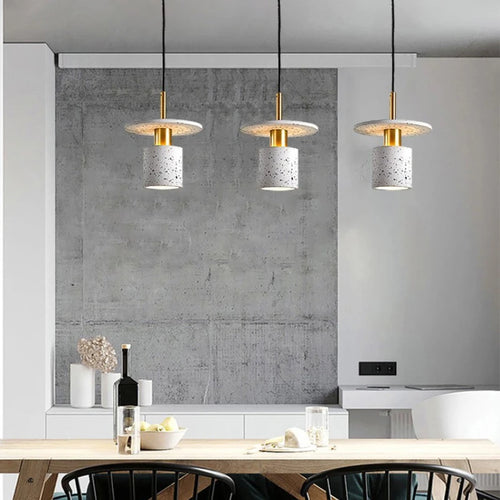 lustre créatif en terrazzo pour restaurant hôtel minimaliste commercial - vue 5 sur 9