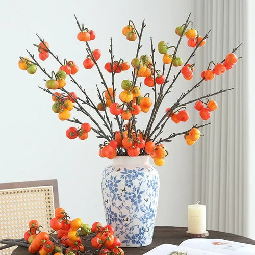 plantes artificielles citrouilles décoratives pour balcon et hôtel - vue 5 sur 12