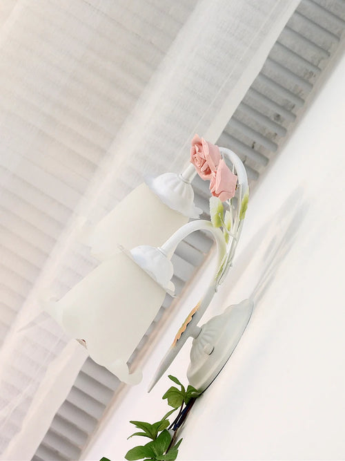 applique murale moderne fleurs pour décoration lumineuse chaleureuse - vue 5 sur 8