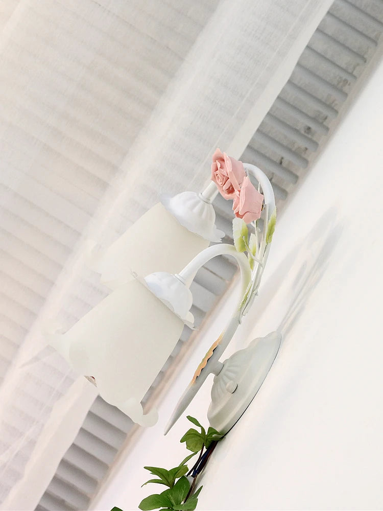 applique murale moderne fleurs pour décoration lumineuse chaleureuse - vue 4 sur 8