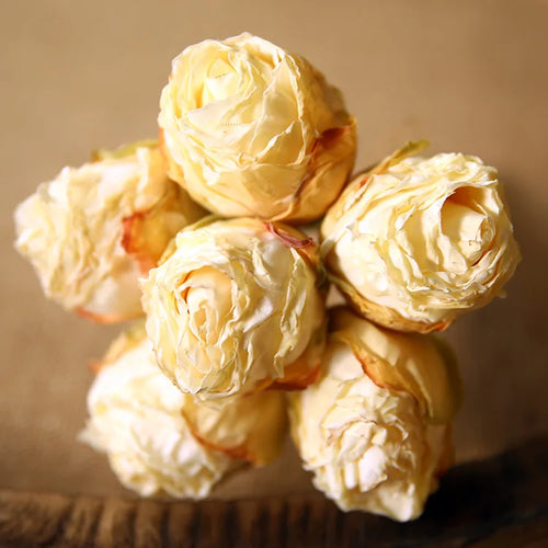bouquet de roses artificielles en soie décorations rétro pour divers espaces - vue 2 sur 9