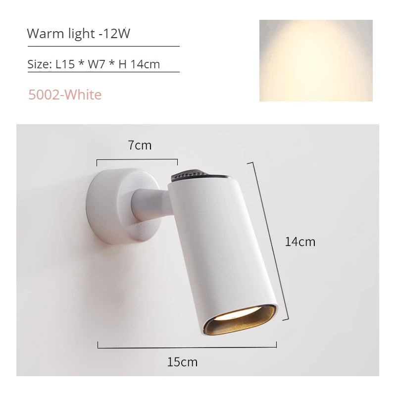 applique murale led moderne rotative pour décoration intérieure - vue 11 sur 20