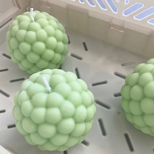 moule à bougie silicone 3D forme ronde et cylindrique pour aromathérapie - vue 5 sur 6