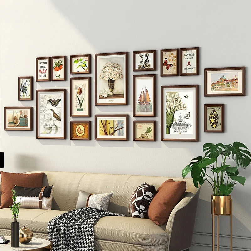 ensemble de cadres photo créatifs pour décoration moderne - vue 3 sur 8