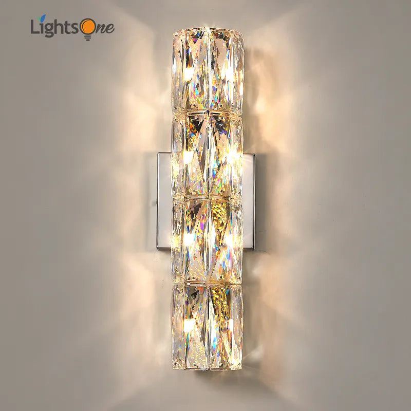 Applique murale luxe cristal villa haut gamme - vue 3 sur 9