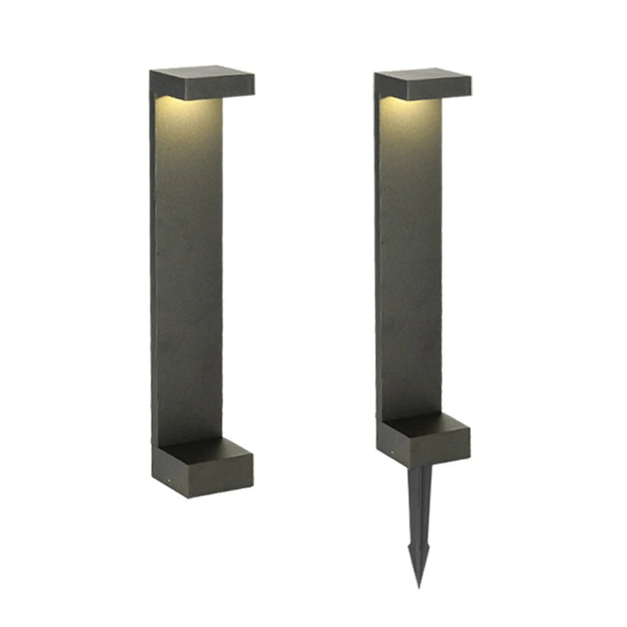 10W Outdoor LED Garden Path Lights Aluminum LED Landscape Bollards Light LED Standing Post Light for Garden Backyard Lawn Decor - vue 6 sur 10