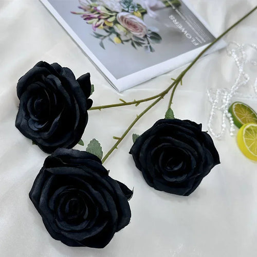 branches de roses artificielles en soie pour décoration élégante - vue 41 sur 40