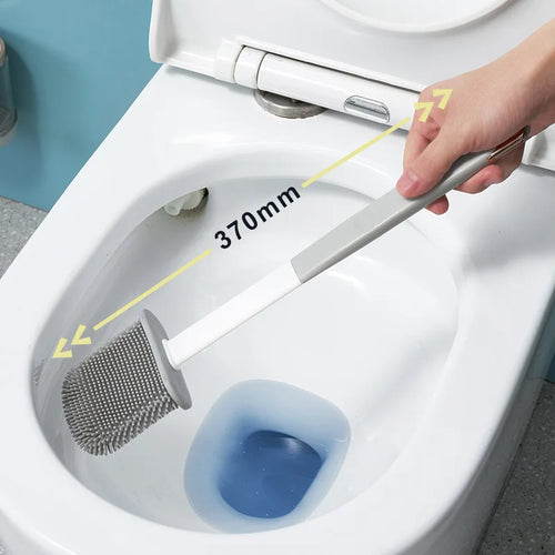 ensemble de brosses de toilette avec support mural pour salle de bain - vue 3 sur 8