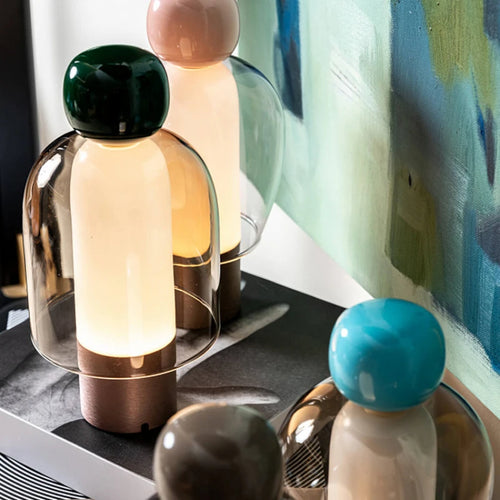 lampe de bureau moderne avec chargeur usb intégrée et design minimaliste - vue 3 sur 10